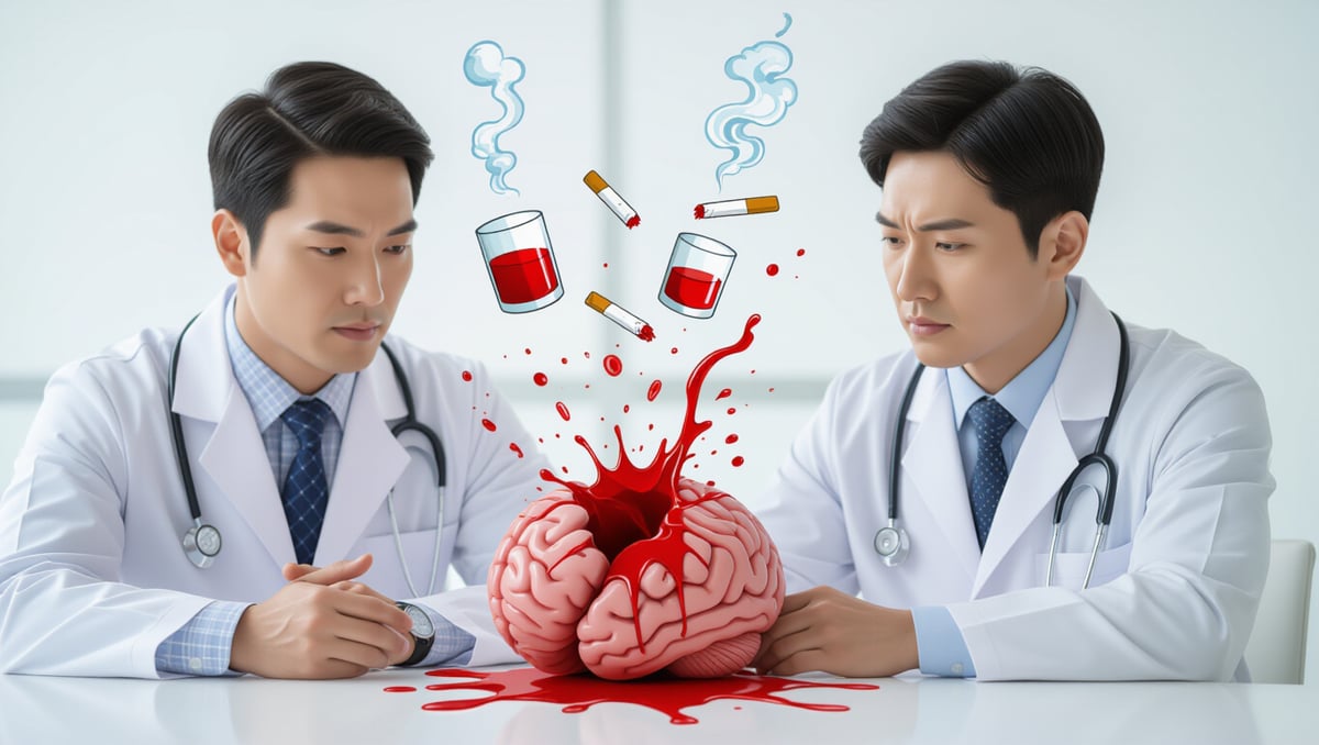 뇌출혈 원인부터 예방까지: 증상, 식단, 응급 대처법 총정리 3 ⚠️ 뇌출혈의 주요 원인과 위험 요인