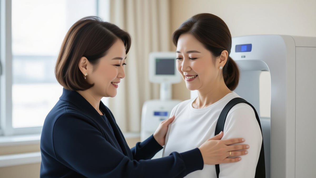 중년 여성 골다공증, 뼈 건강 지키는 필수 영양소와 식단 전략 7 🔍 골다공증 조기 발견과 관리: 정기 검진의 중요성