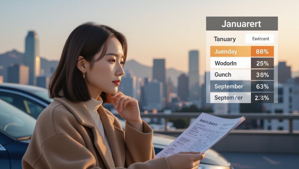 자동차세 연납 신청 방법: 할인 혜택과 환급 유의사항 3 📊 신청 시기별 할인율 비교