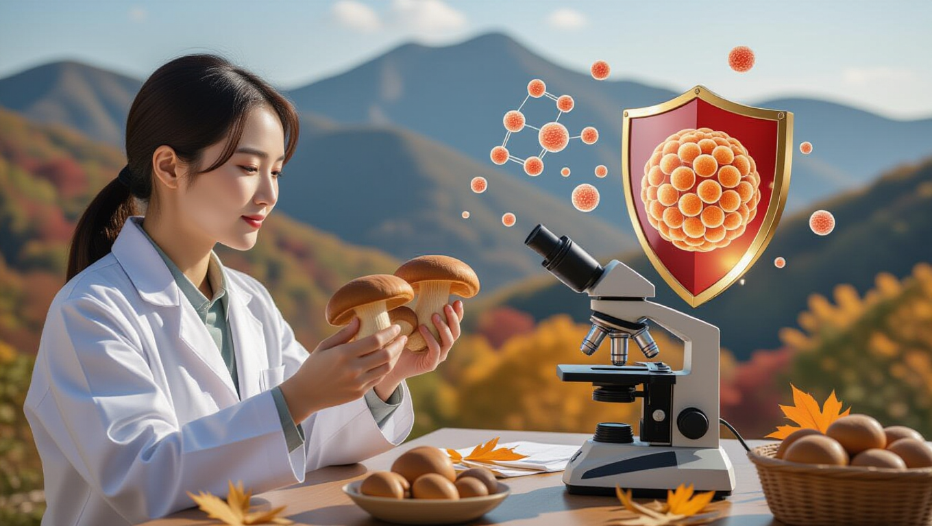 🛡️ 능이버섯의 항산화 & 항암 효과