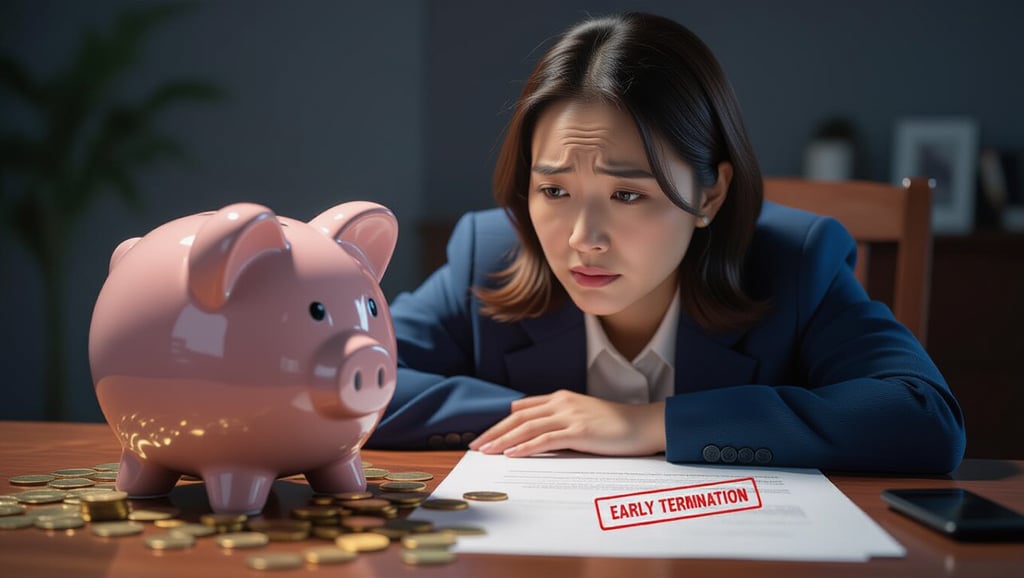 ⚠️ 중도 해지 시 불이익 및 유의사항