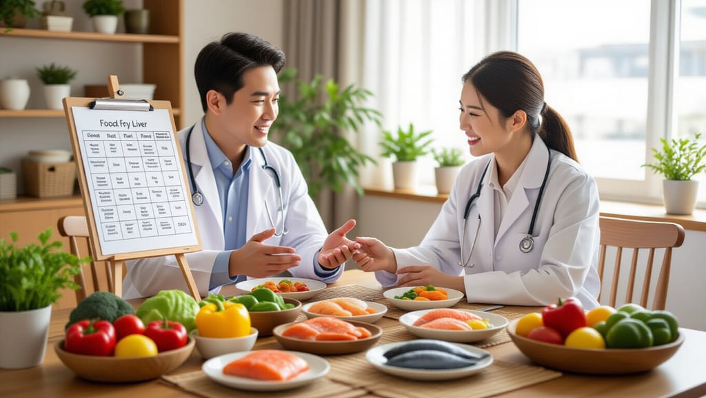🍎 지방간 식단 관리: 먹어야 할 것 vs 피해야 할 것