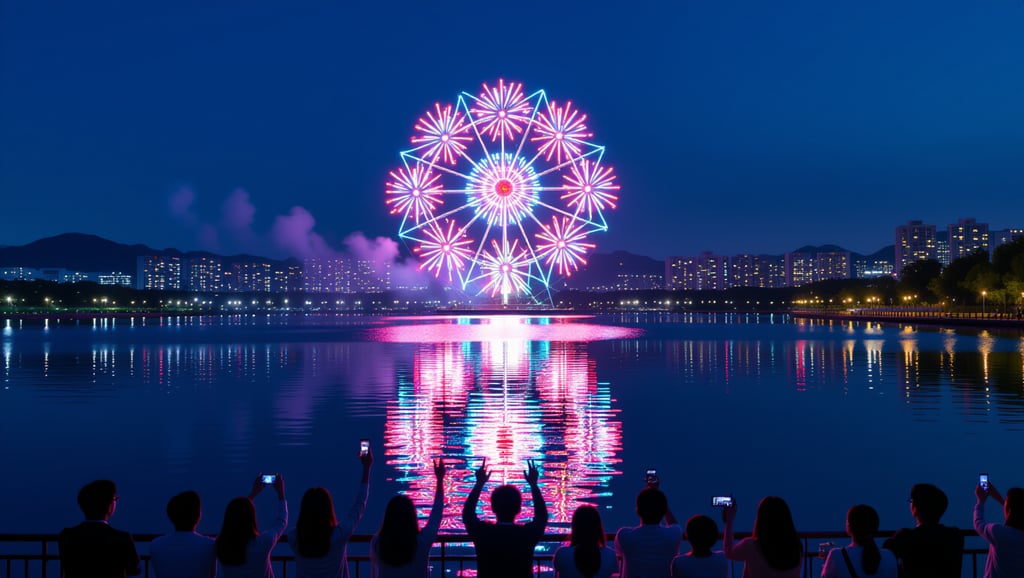 고양호수예술축제 2025: 드론쇼, 불꽃놀이부터 방문 꿀팁까지 7 🌟 고양호수예술축제, 도시의 비전을 담다