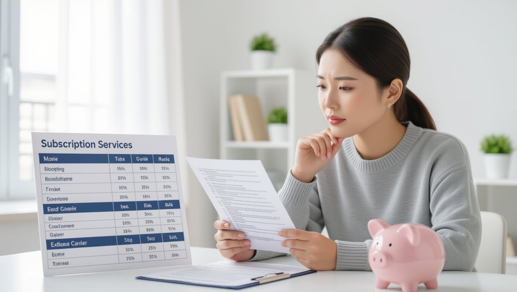 생활비 절약 7단계: 지출 파악부터 지속 가능한 재정 관리까지 3 ✂️ 고정 지출 다이어트: 구독 서비스 및 통신비 절감