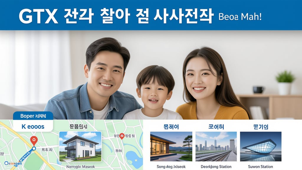 2025년 GTX 개통, 수도권 부동산 지각변동과 핵심 수혜지 분석 3 🔍 주요 GTX 노선별 개요 및 수혜 지역