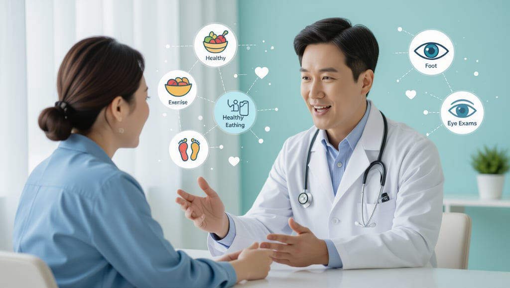 🛡️ 당뇨병 합병증 예방 및 건강한 생활 습관