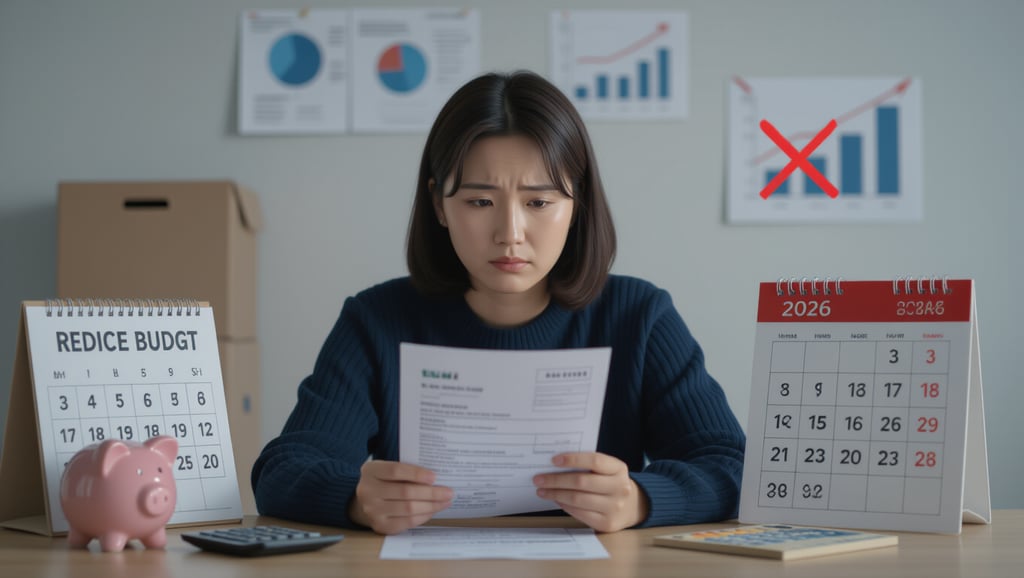 2026년 주거 정책 변화: 임대주택 확대와 대출 축소의 모든 것 4 ⚠️ 주택 대출 예산 삭감, 무엇이 달라지나요?