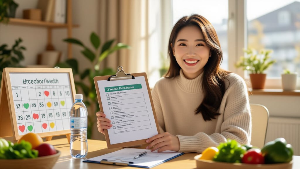 ✅ 12주 건강 자산 실천 로드맵