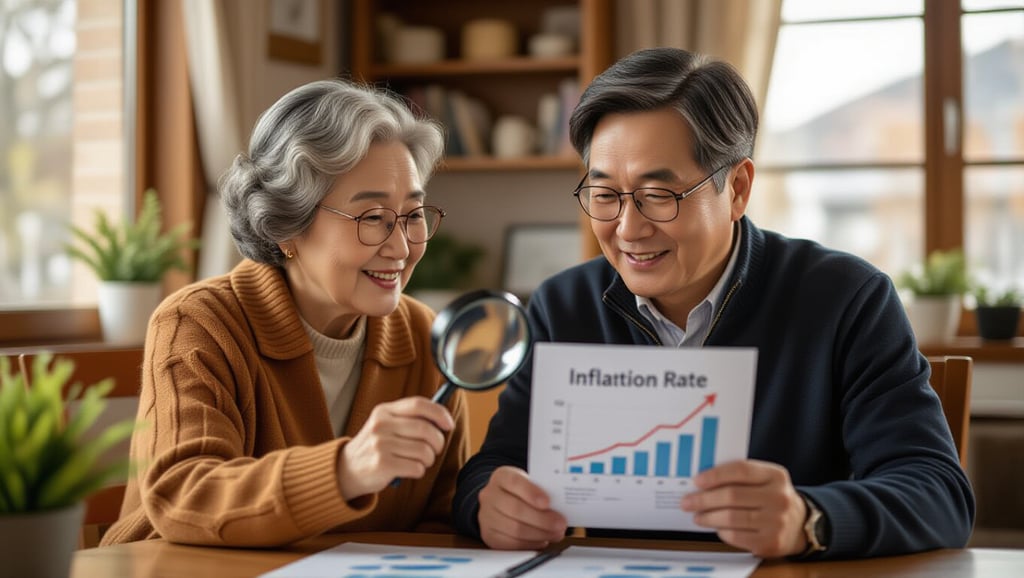 내 노후 월 생활비, 현실적인 계산법과 부족분 채우는 투자 전략 4 📈 물가 상승률과 기대 수명을 고려한 미래 필요 자금 산출