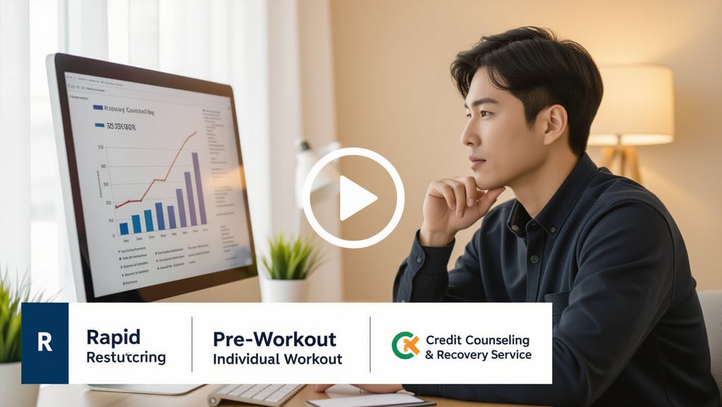 신용회복위원회 채무조정, 조건부터 신청 절차까지 핵심 요약 4 📊 나에게 맞는 채무조정 유형은? (신속, 프리, 개인워크아웃 비교)