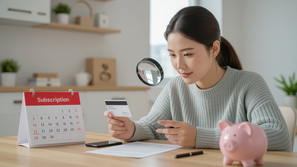 가계부 점검: 새는 돈 막는 지출 흐름 파악과 실천 전략 3 🔍 고정 지출 파헤치기: 자동 결제 & 구독 서비스