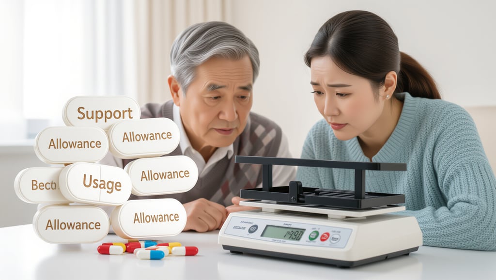 ⚖️ 간병비 담보: '지원 일당' vs '사용 일당' 비교