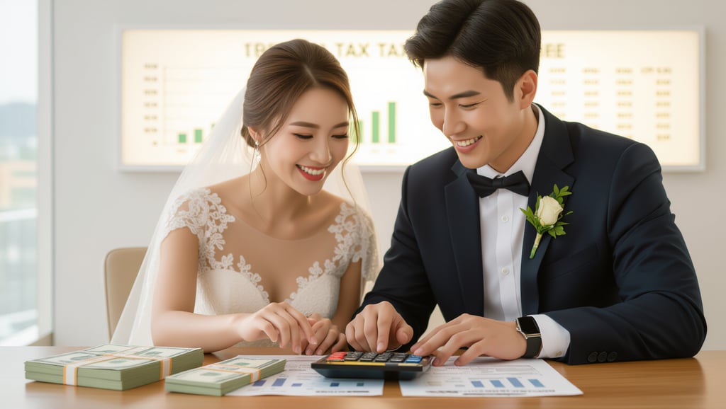 2026 결혼자금 증여세 면제 한도: 부부 합산 3억 혜택 조건과 절세 전략 4 📊 증여세율과 세금 계산, 어렵지 않아요!