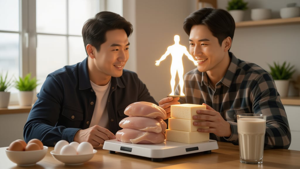 💡 나에게 필요한 하루 단백질 섭취량 계산 및 전략