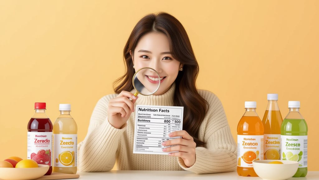 🔍 현명한 제로 음료 선택, 어떤 성분을 봐야 할까요?