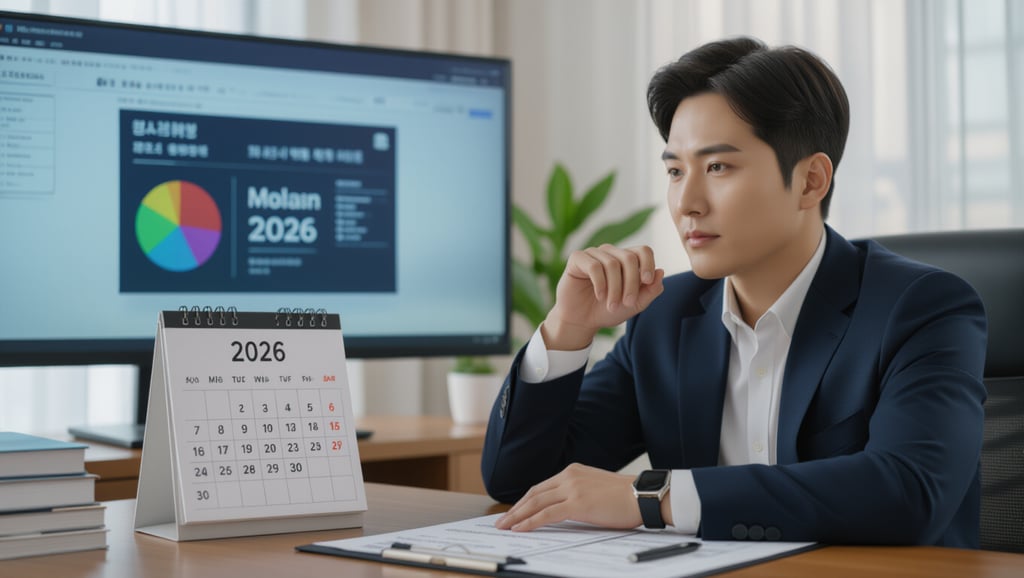 🗓️ 2026 종합소득세 신고 기간 및 유의사항