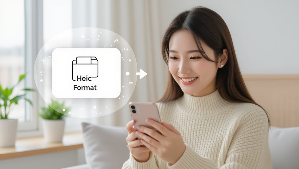 🖼️ 사진 화질 및 포맷 변경으로 저장 공간 절약