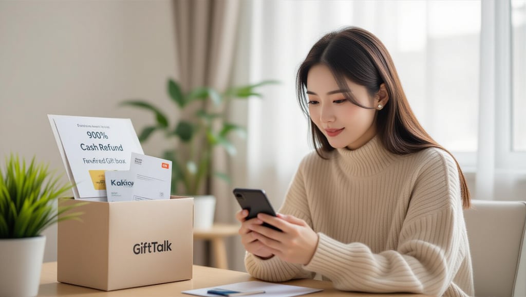 카카오톡 기프티콘 90% 환불, 유효기간 만료 후 현금 신청 방법 4 📝 선물 수신자 기준, 단계별 현금 환불 신청 방법