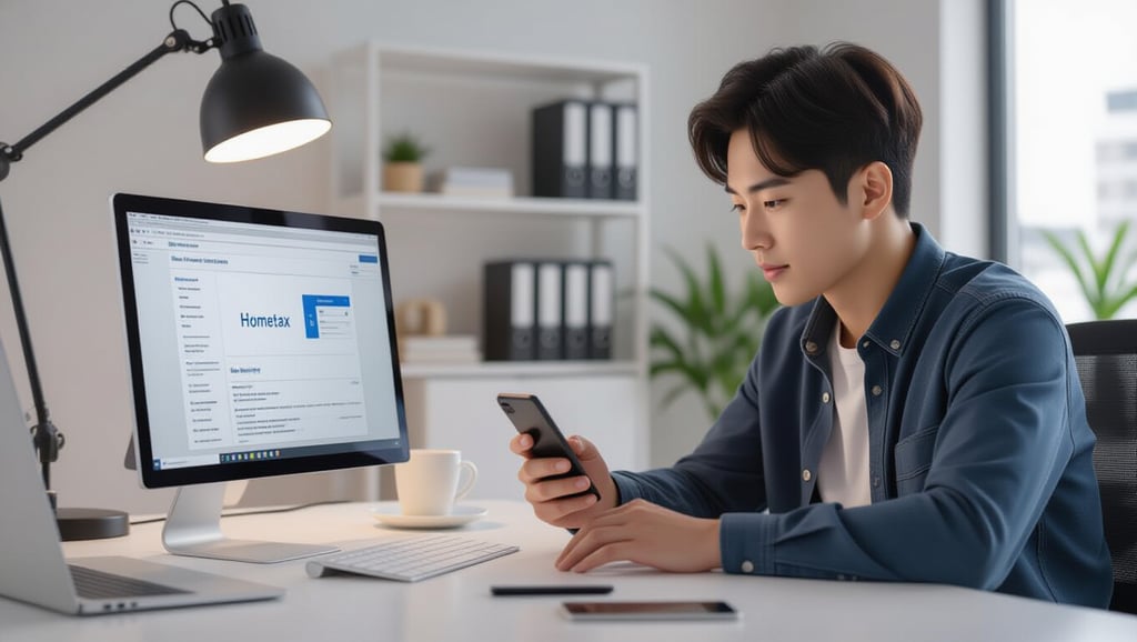 📱 홈택스(손택스) 간편 신고 & 주의사항